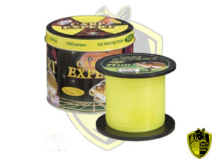 Carp Expert Fluo Yellow najlon 1000m, jak, otporan na habanje, idealan za šaranski i feeder ribolov.