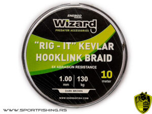 WIZARD RIG-IT KEVLAR PREDVEZ 10m 1mm - 130kg