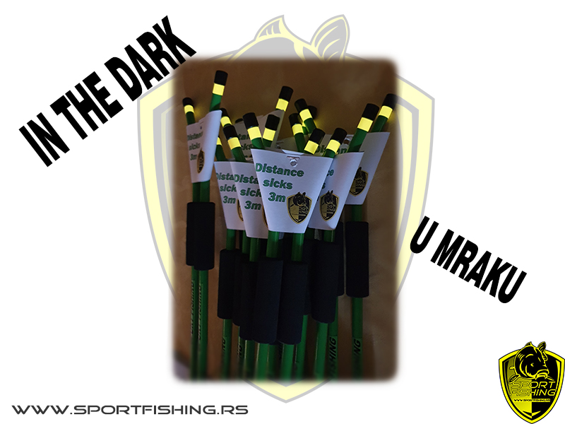 SPORT FISHING DISTANCE STICKS 3m "GLOW IN DARK" - Slika 2