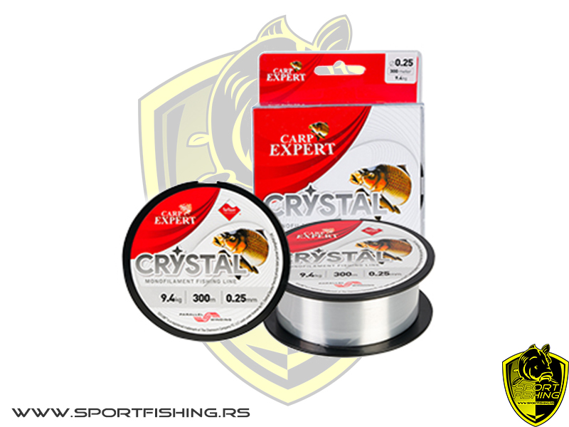 carp Expert crystal 300m je visokokvalitetan najlon ua šaranski i feeder ribolov