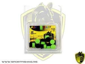 SPORT FISHING EVA PELLET crno-zeleni 8x10mm
